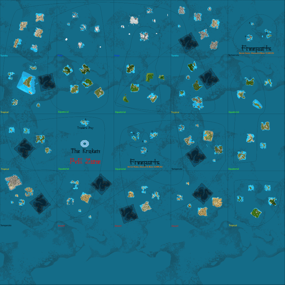 Atlas Game Biome Map